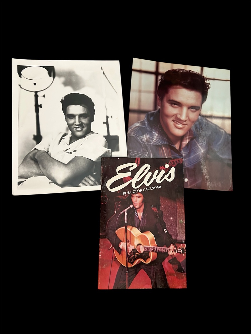 Vintage Elvis Presley Memorabilia 3-Pc Lot